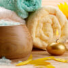 Sunflower towel spa set